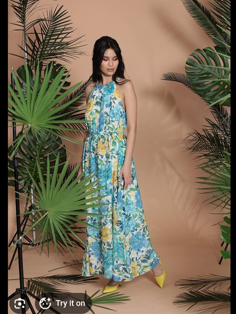 NoraCora Multicolir Paisley Sleeveless Maxi Dress Size Large NWT